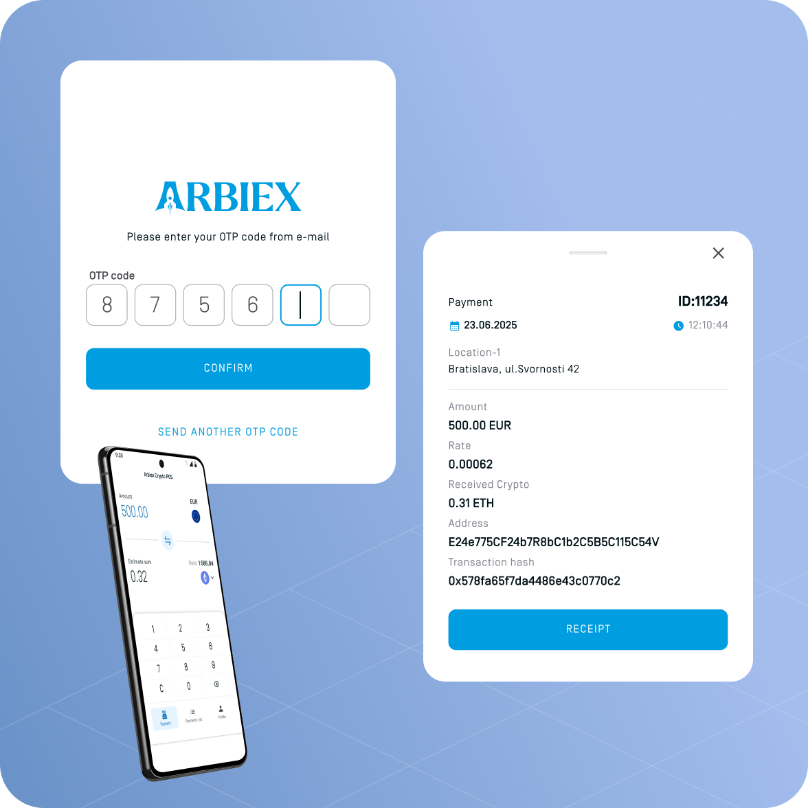 Crypto POS Terminal & Payment Solutions | Arbiex for Retail - Arbiex